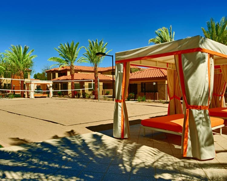 Sand volleyball court at Sonoran