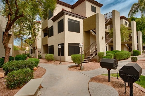 Apartment exterior at The Heritage