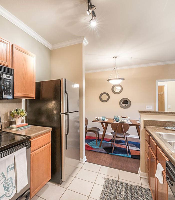 Upgraded kitchen at Avana Stonebriar Apartments