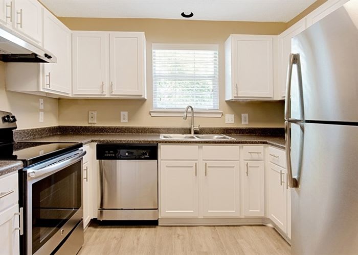 Upgraded kitchen at The Village Apartments
