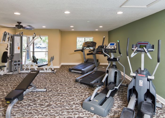 Fitness center at Arbors at Orange Park