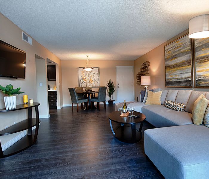 Living room at Avana McCormick Ranch Apartments in Scottsdale