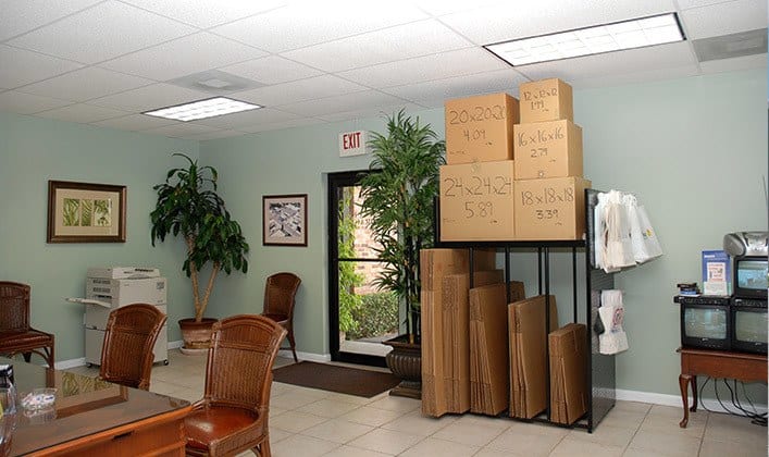 The office at Palma Ceia Storage in Tampa, Florida