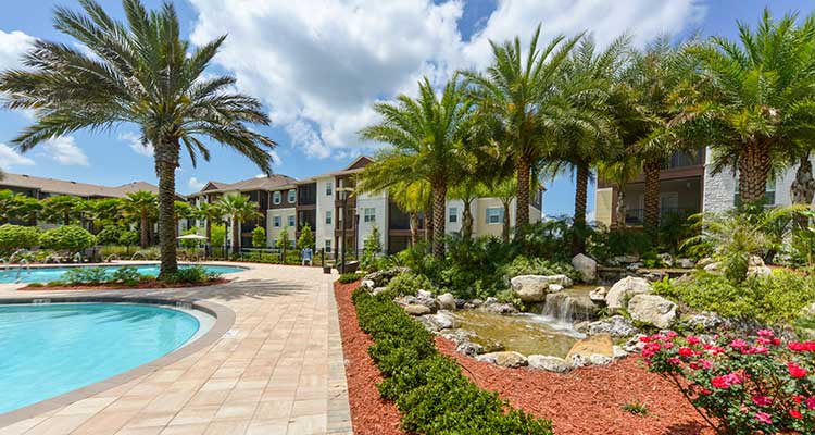 Pool side at Cabana Club and Galleria Club in Jacksonville, FL