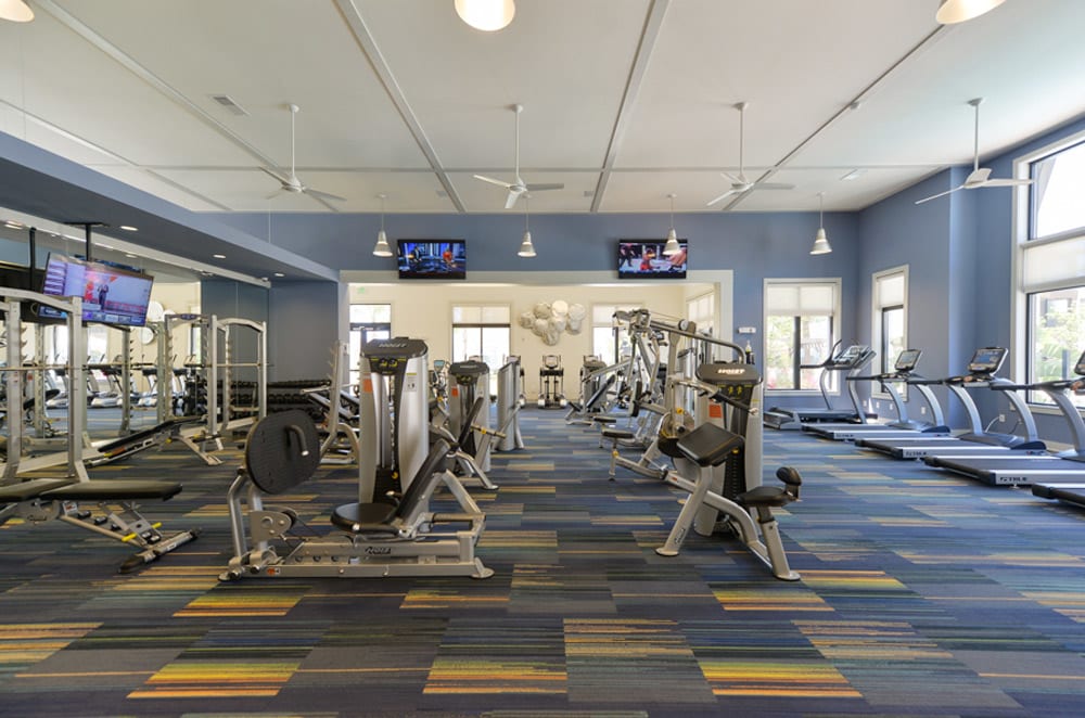 State of the art fitness center at Cabana Club and Galleria Club