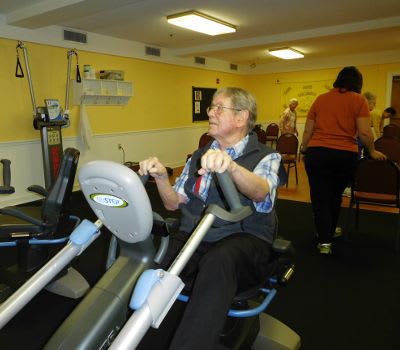 The Columbia Presbyterian Community offers fitness and wellness opportunities to their residents.