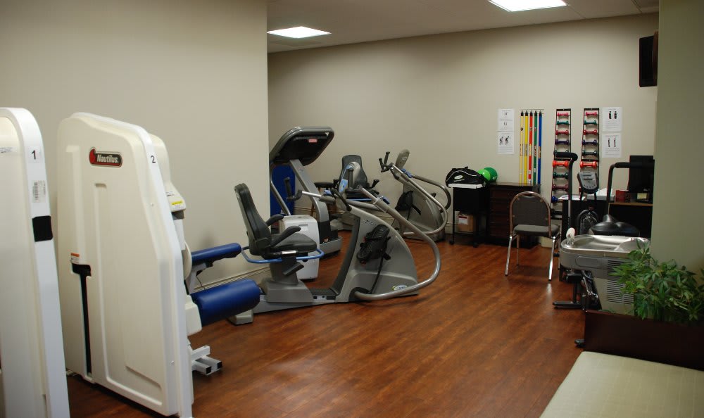 Fitness center at The Florence Presbyterian Community