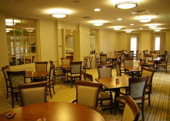 Dining area at The Florence Presbyterian Community