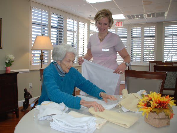 Mabry folding at The Florence Presbyterian Community