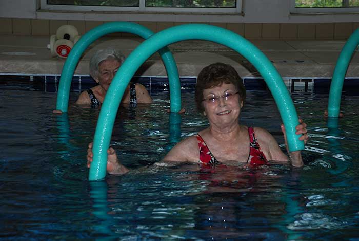 The Village at Summerville offers fitness and wellness opportunities to their residents.