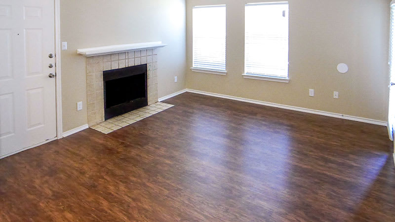 Living room in apartments at Creekside Apartments