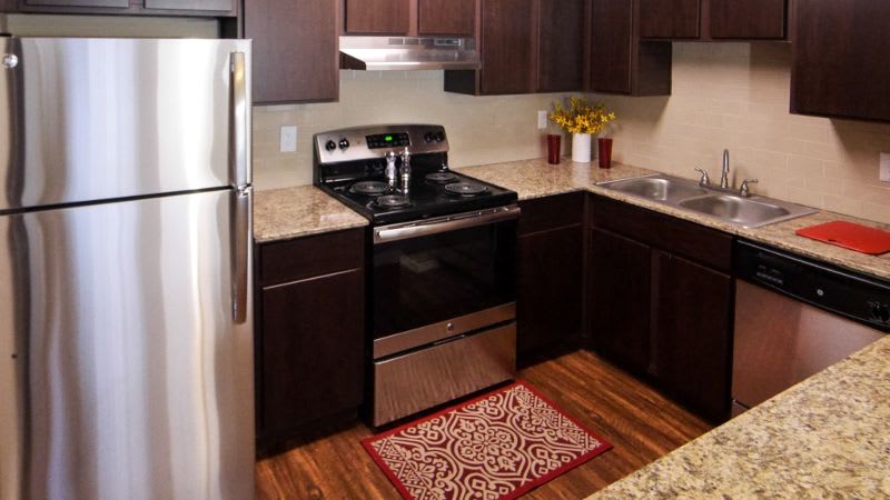 Kitchen at Enclave at Cityview