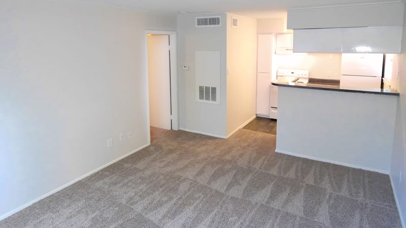 Open floor plan space at Cambury Place Apartments in Houston