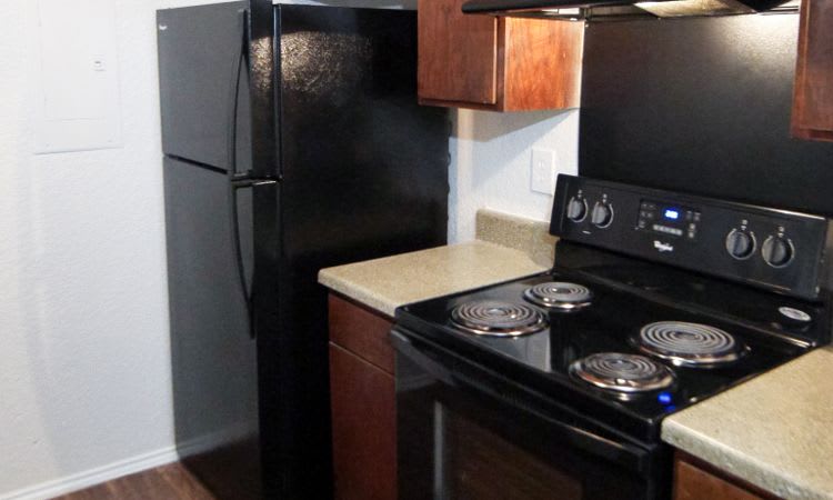 Stoneybrook offers a modern kitchen in Fort Worth, TX