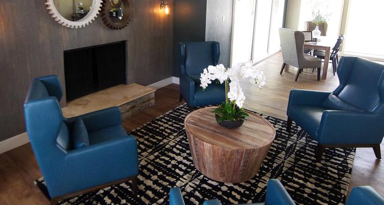 Enjoy a great for entertaining clubhouse at Madison Park apartments