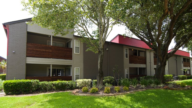 Apartment homes exterior at Newport at Clear Lake