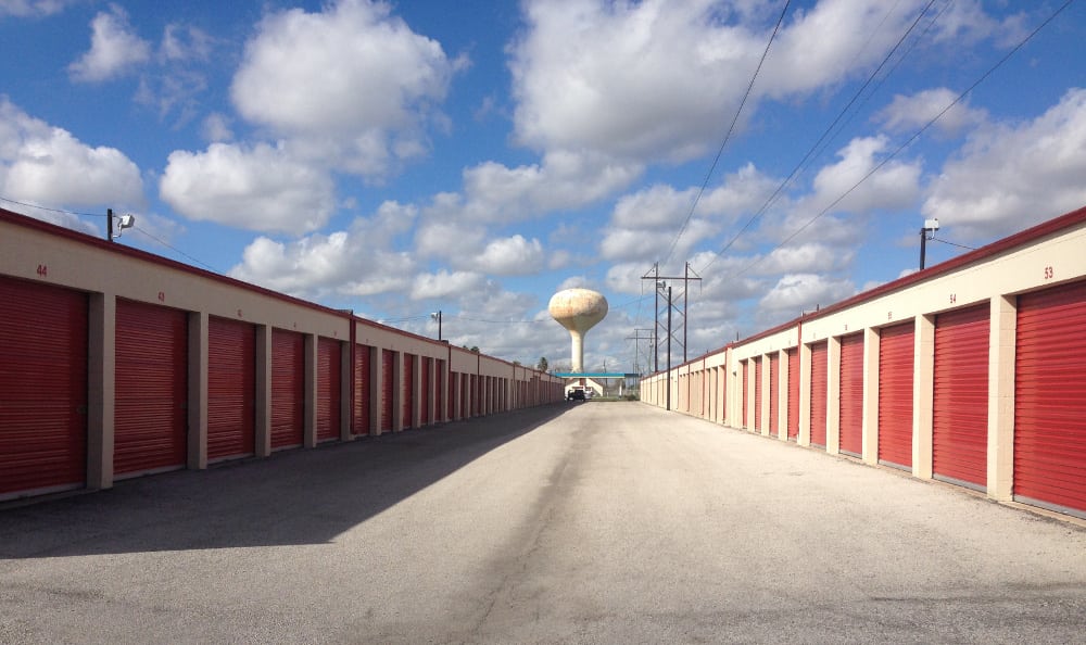 Clean facility at Action Self Storage in Harlingen, Texas