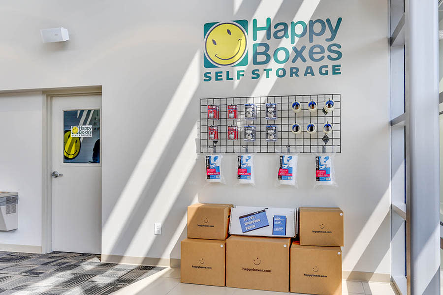 Storage Supplies at Happy Boxes Self Storage in Newport News, Virginia