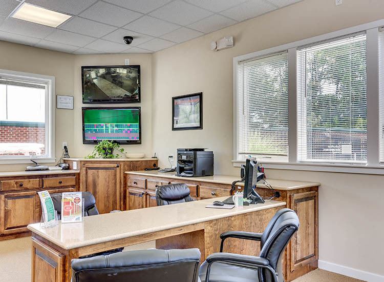 Lobby at Self Storage in Hampton, Virginia