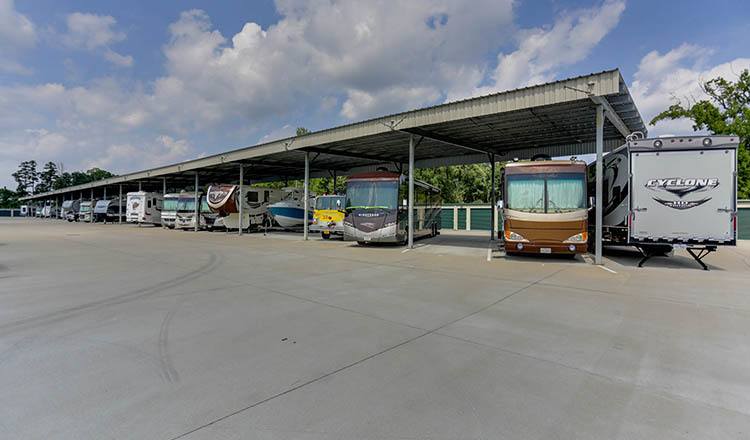 RV, Boat, and Auto storage at Happy Boxes Self Storage in Chester, Virginia