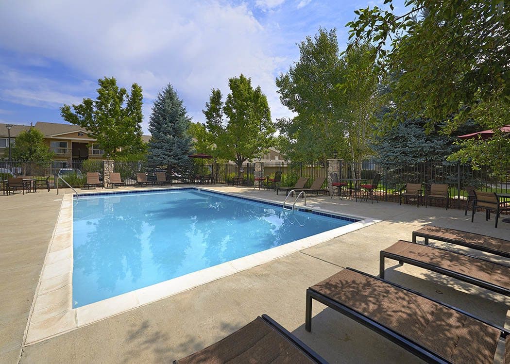 Pool at Crossroads at City Center Apartments