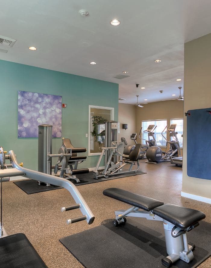 Superb fitness center at Pebble Cove Apartments in Renton