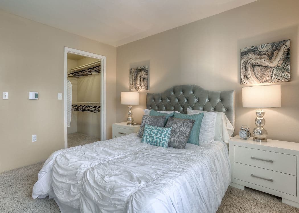 Bedroom at Pebble Cove Apartments in Renton