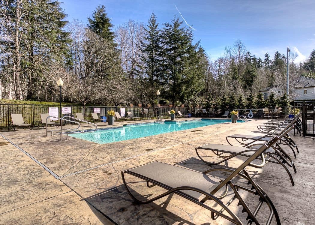 Pool at Pebble Cove Apartments in Renton