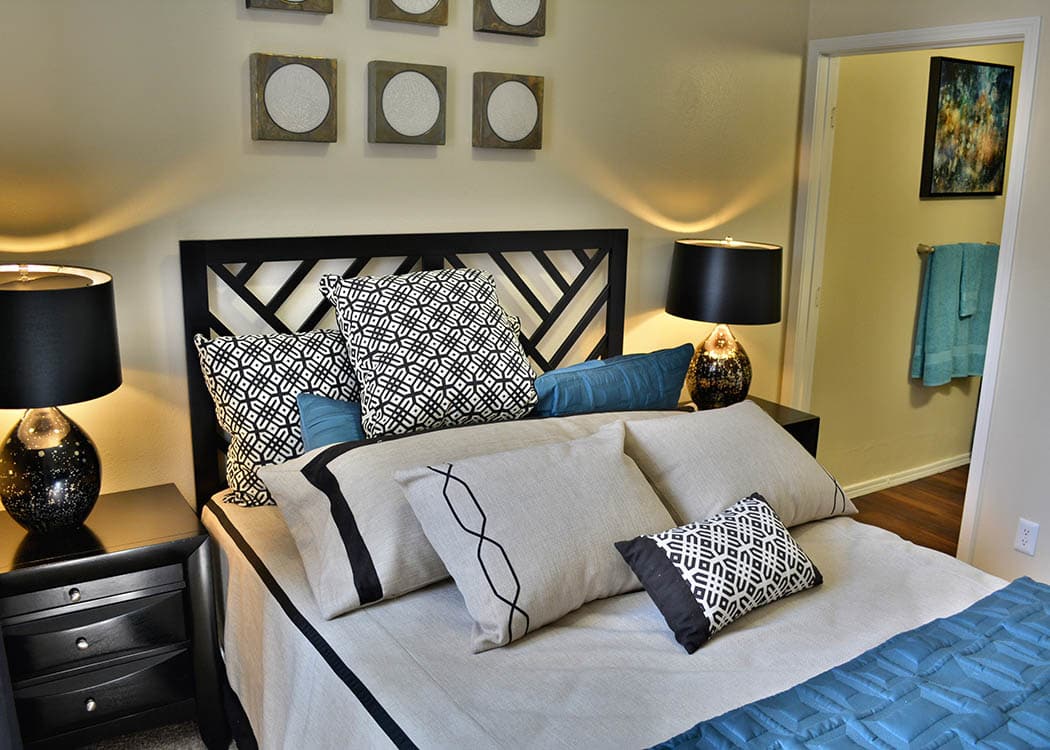 Bedroom at Promenade at Hunter's Glen Apartments in Thornton