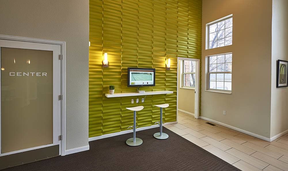 business center at Villas at Homestead Apartments