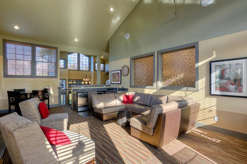 community clubhouse at Waters Edge Apartments in Kent
