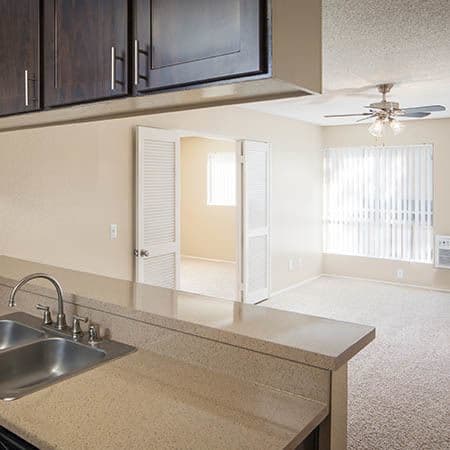 Open floor plans at Hillside Terrace Apartments in Lemon Grove