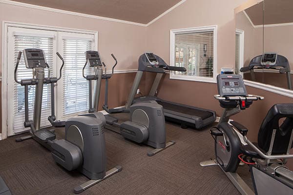 Superb fitness center at Shadow Ridge Apartments in Oceanside