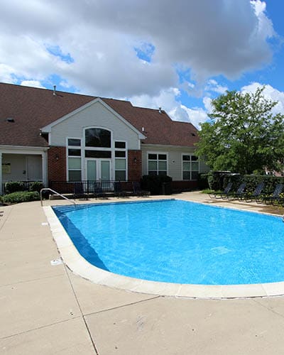 Superb fitness center at Riverstone Apartments in Bolingbrook, Illinois
