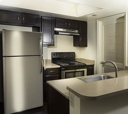Bedroom at Shadowbrook Apartments in West Valley City