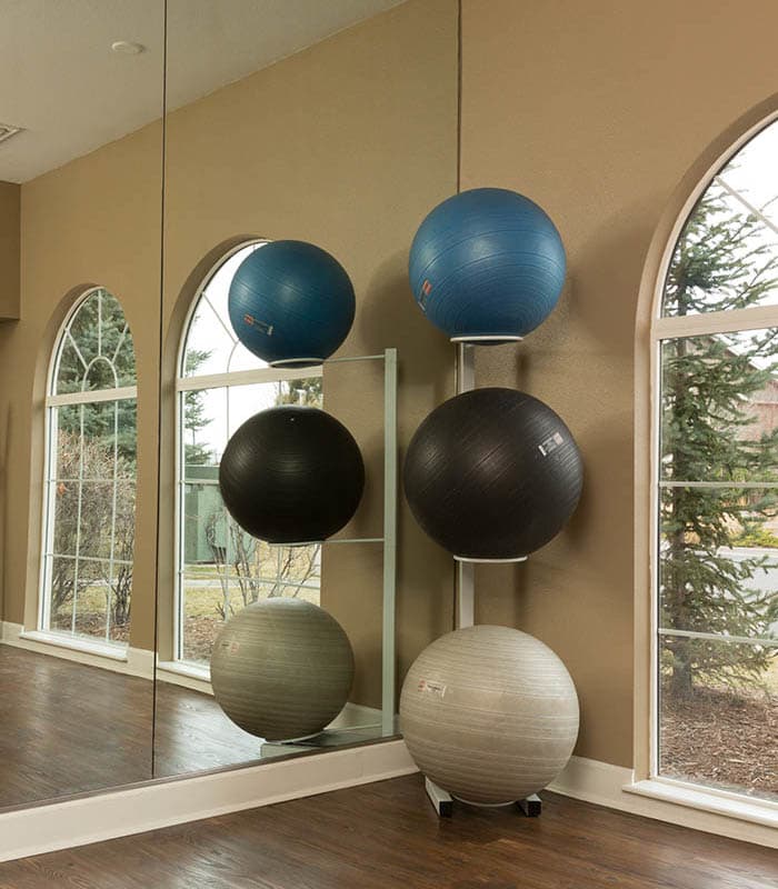 Superb fitness center at Gateway Park Apartments in Denver