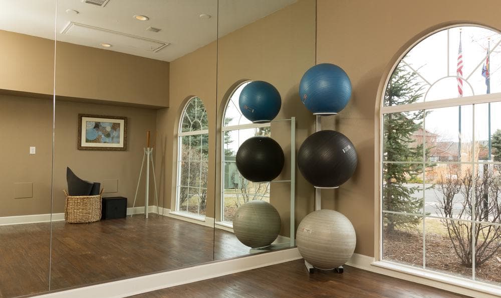 Yoga center at Gateway Park Apartments