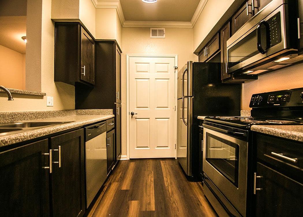 Modern Kitchen at Hawthorn Village Apartments in Napa,CA