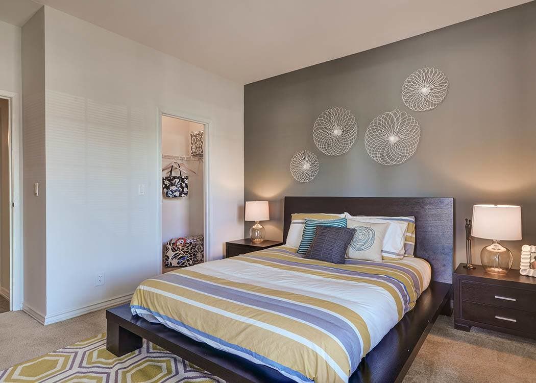 Bedroom at Sierra Del Oro Apartments in Corona,CA