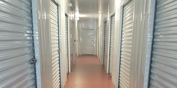 Interior storage units at Reynolda Storage