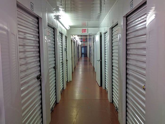 Interior storage units at Reynolda Storage