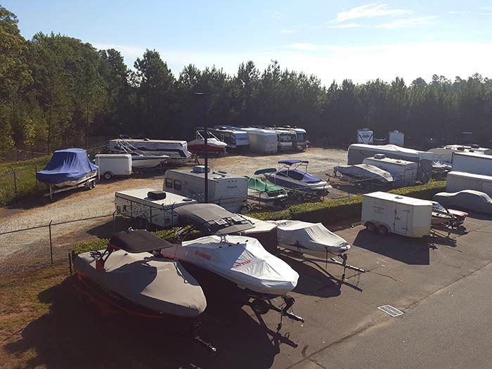 RV parking at Storage & Business Centre of Tega Cay
