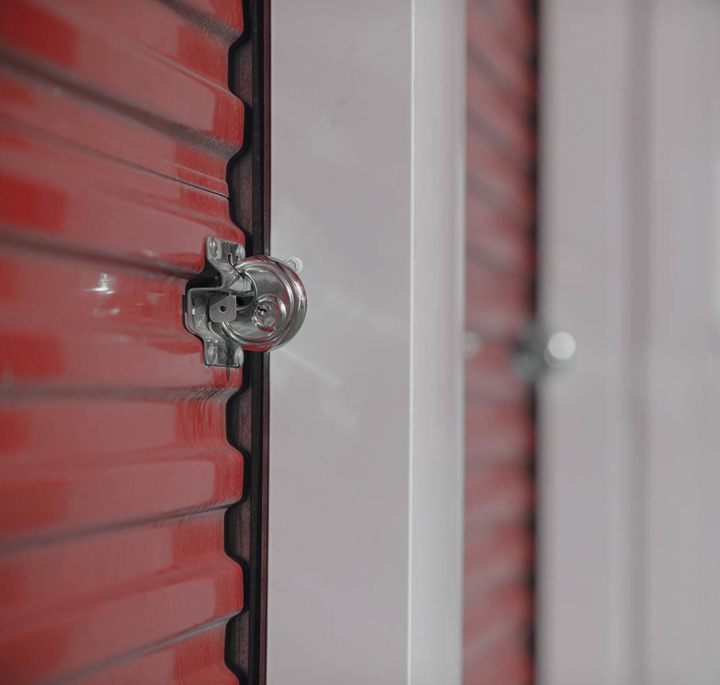 Use a high-quality disc padlock to secure your storage unit