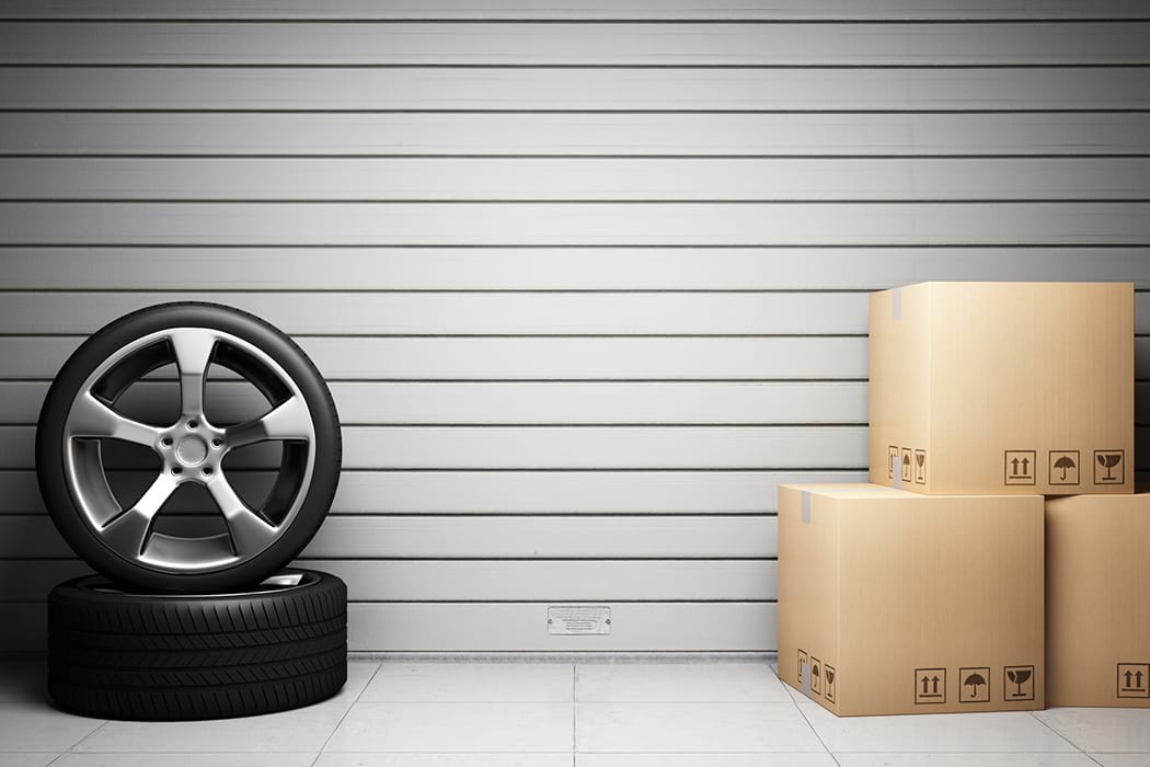 Used Tires may not be stored at BinTris Moving and Self Storage storage facility