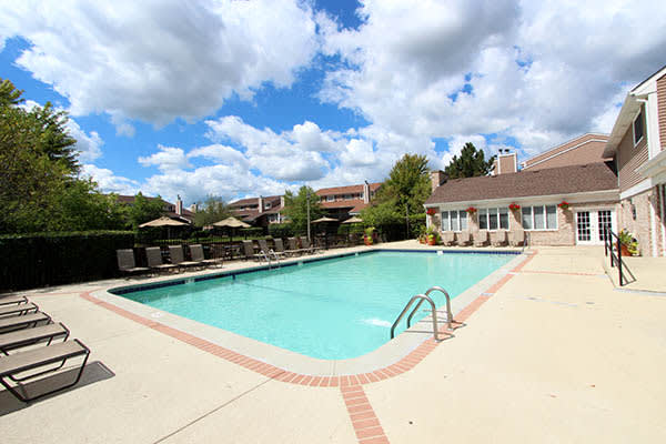 Clubhouse pool at Aspen Place