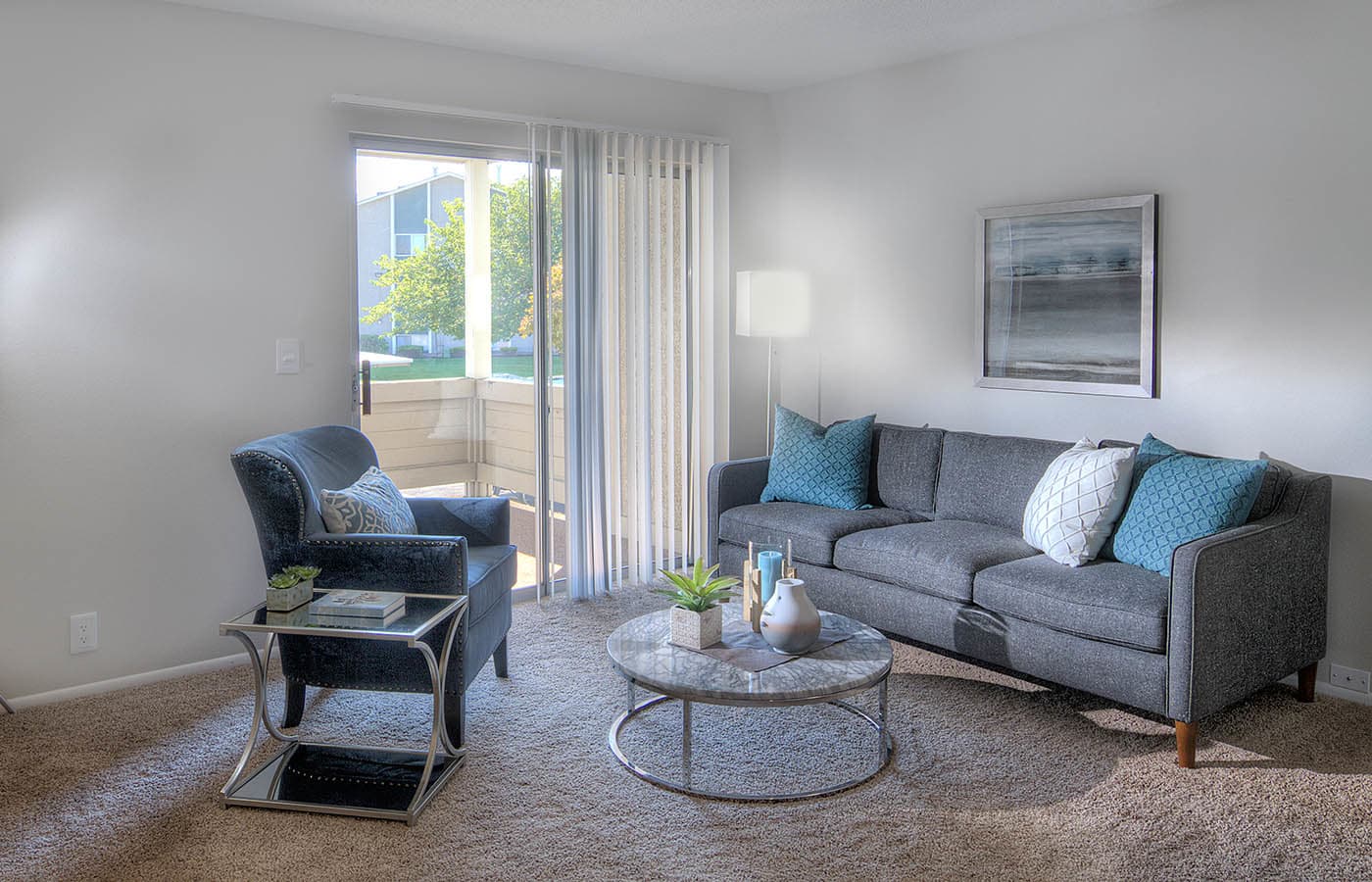Living room at Brighton Place