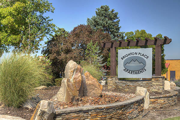 sign at Brighton Place in Midvale