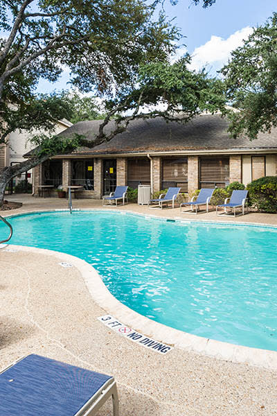 Refreshing resort-style swimming pool at Landera