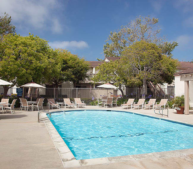 Take a swim in our sparkling pool at Shepard Place Apartments