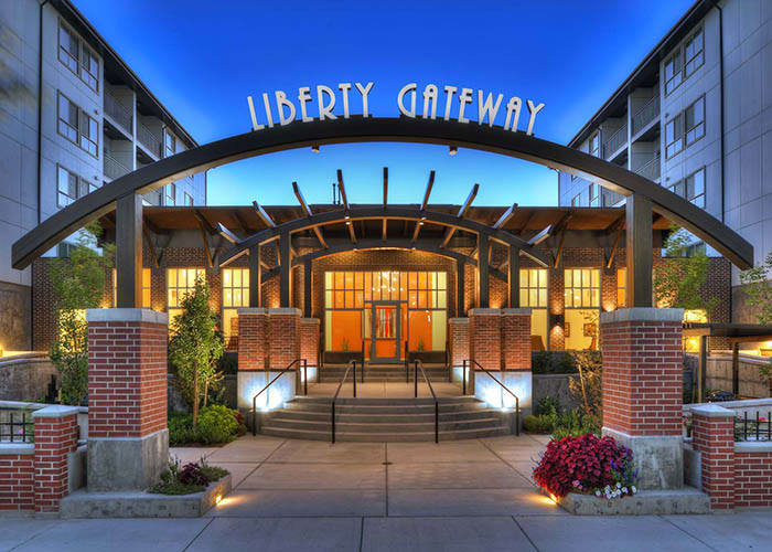 exterior of Liberty Gateway